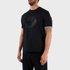 EMPORIO ARMANI 阿玛尼 男士棉质徽标印花圆领短袖T恤 深蓝色 3R1TU1 1JSAZ 0920 商品缩略图1