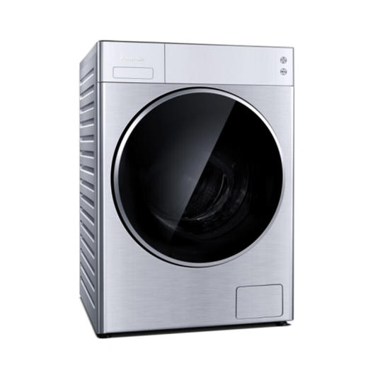 松下（Panasonic）XQG100-LD169 10公斤洗烘一体全自动滚筒洗衣机纳诺怡X 智能投放循环喷淋 光动银 企业专享 商品图4