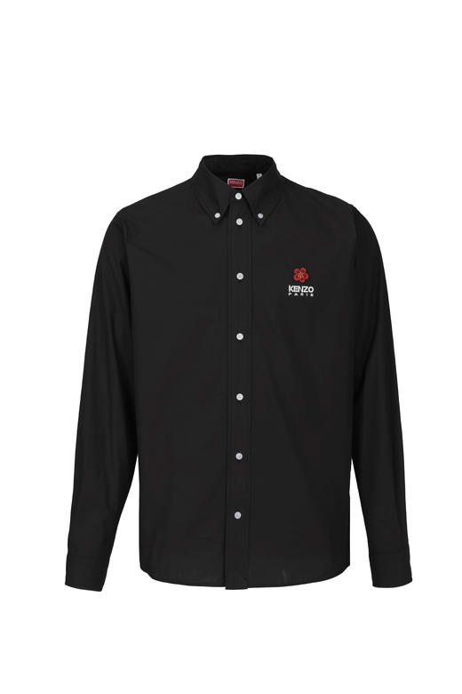 【超惠秒】KENZO 高田贤三 男士全棉海棠花刺绣logo百搭休闲长袖衬衣11096 商品图4