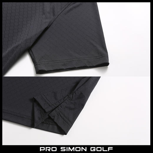 BMS-110B（PROSIMON高尔夫男款春夏短袖提花Polo衫） 商品图3