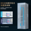 松下（Panasonic）线下同款 265升家用三门冰箱 60cm超薄小 自由嵌入式 -3℃微冻 风冷无霜 NR-C271WX-S 商品缩略图4