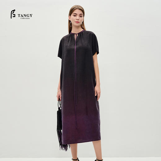 TANGY Collection/天意精品莨绸连衣裙 商品图0