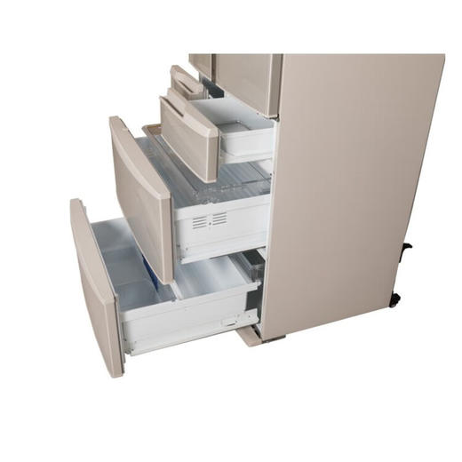 松下（Panasonic）原装日本原装进口六门冰箱 带变温自动独立制冰 -3度微冻保鲜冰箱 香槟金 NR-F504VT-N5 489升纳诺怡去 商品图5