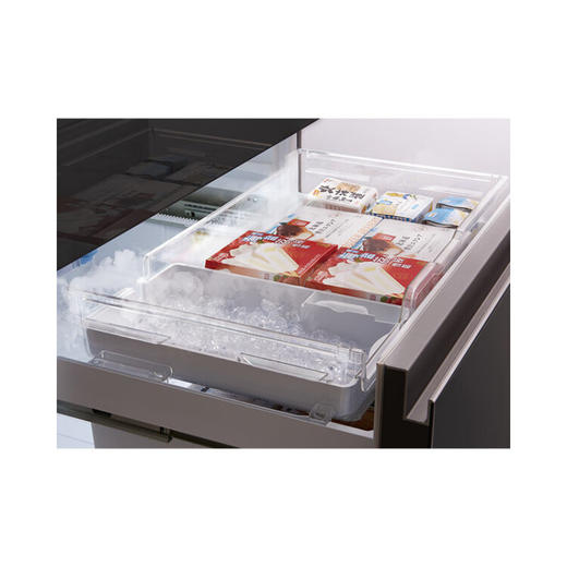 松下（Panasonic）NR-W621TF-XM 618升法式多门冰箱 风冷无霜宽带变温镜面玻璃 智慧大屏触控 玛瑙黑企业专享 商品图2