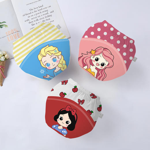 【4条装 防水透气 6层纱布可水洗 】儿童尿布裤戒尿不湿隔尿裤婴幼童纯棉全棉婴儿尿布 商品图12