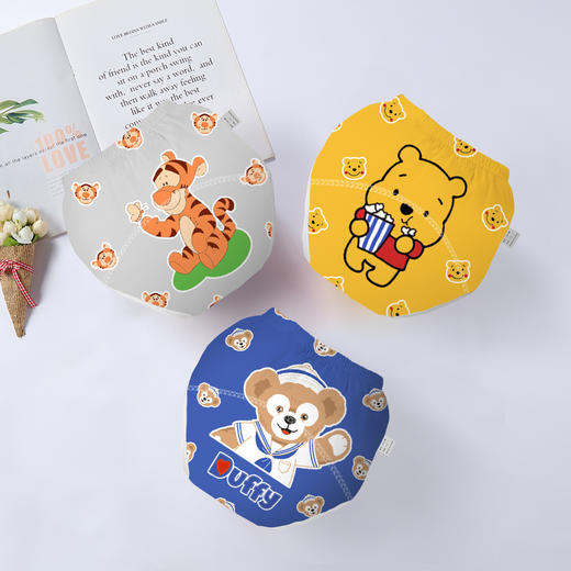 【4条装 防水透气 6层纱布可水洗 】儿童尿布裤戒尿不湿隔尿裤婴幼童纯棉全棉婴儿尿布 商品图10