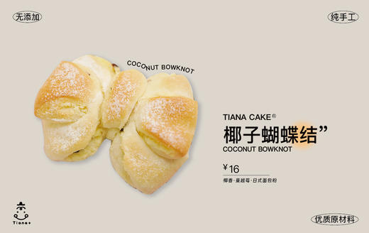 椰子蝴蝶结 商品图0