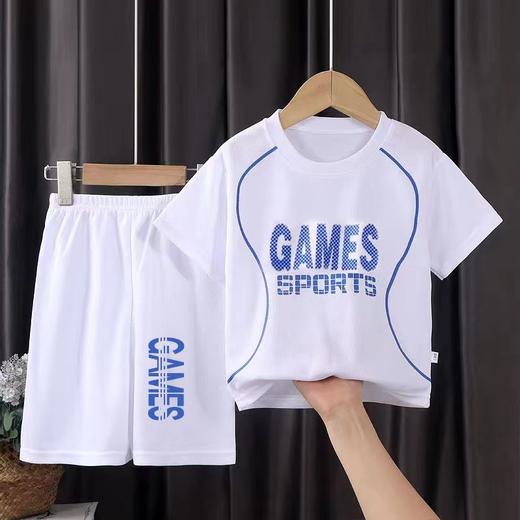 【夏季新款】男童速干衣儿童运动套装夏季男女童篮球服中大童短袖洋气足球服 商品图1