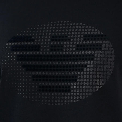 EMPORIO ARMANI 阿玛尼 男士棉质徽标印花圆领短袖T恤 深蓝色 3R1TU1 1JSAZ 0920 商品图3