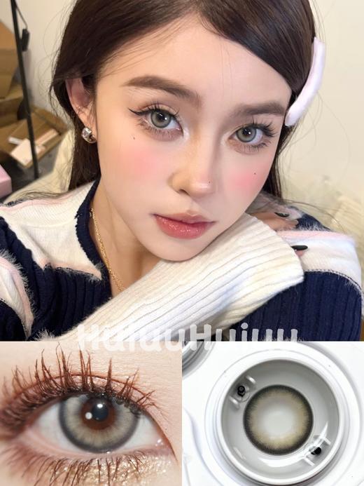 【大直径】LOVEIIKIRA-奶奶灰-14.5mm【年抛 0-800度 无525/575】着色14.0mm 商品图0