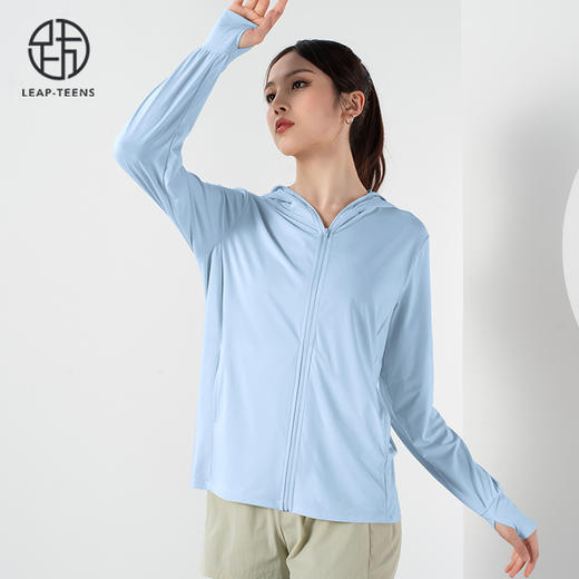 跃牌【欲动春风】系列冰丝防晒衣防紫外线连帽长袖22620（此款为欧码，建议拍小一码！） 商品图5