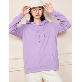 优选丨【圆领+连帽可选】【时髦百搭必备】春季卫衣女宽松套头圆领连帽套头衫上衣可情侣纯棉卫衣
