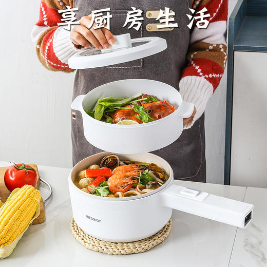 sacon电煮锅 陶瓷釉内胆 少油轻烟（机械款） 商品图1