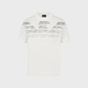EMPORIO ARMANI 阿玛尼 男士棉质大号老鹰橡胶字母图案丝光平纹针织圆领短袖T恤 白色 3R1TV0 1JSAZ 0101 商品缩略图0