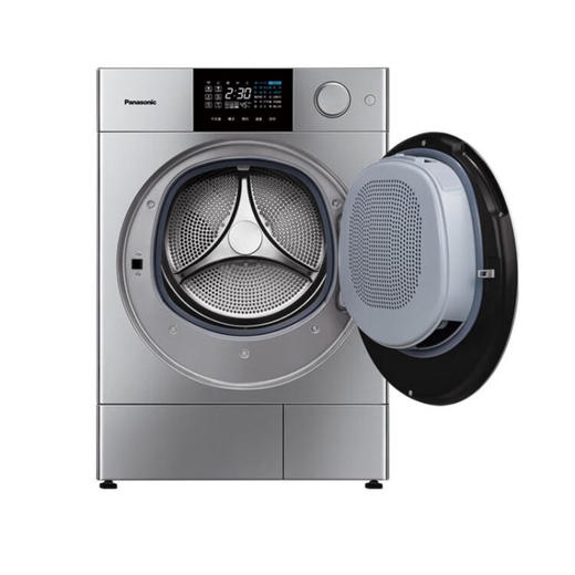 Panasonic松下高端ALPHA热泵式烘干机 保时捷设计 10kg大容烘干 衣干即停 原装松下双转子变频压缩机 NH-D1 商品图4