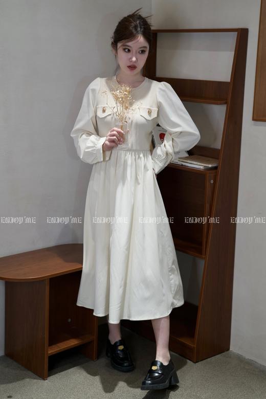 【门店同款】春季小香风针织拼接连衣裙 150207605 商品图2