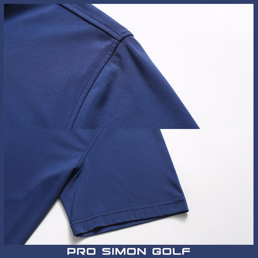 BMS-102A（PROSIMON高尔夫男款春夏短袖简约风翻领Polo衫） 商品图3