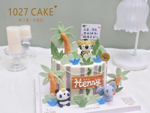 1027CAKE |  小动物蛋糕 半翻糖 商品图2