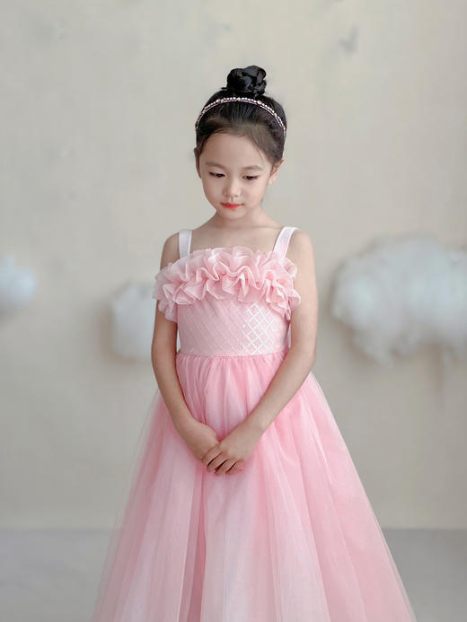 预定福利不退哦~暮雪吊带礼服裙 商品图6