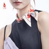SAINTJOY/上久楷 女式真丝方巾  米红色上久佳人   真丝窄巾 CJS22009 商品缩略图7
