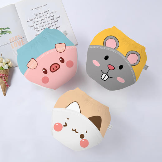 【4条装 防水透气 6层纱布可水洗 】儿童尿布裤戒尿不湿隔尿裤婴幼童纯棉全棉婴儿尿布 商品图11