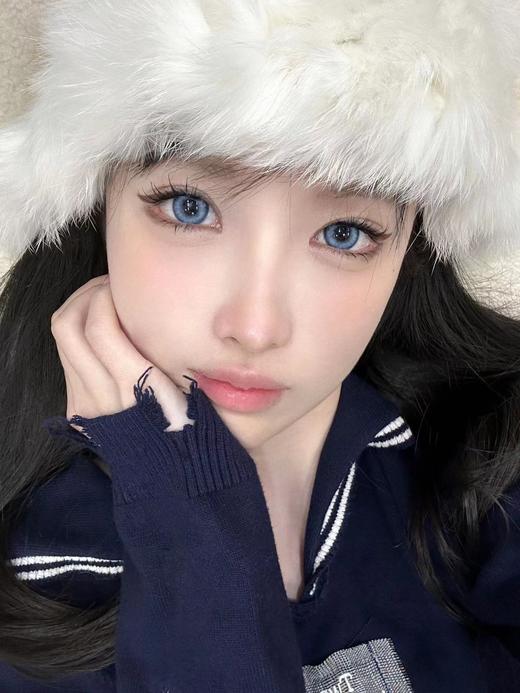 【大直径】LOVEIIKIRA-迈阿密蓝-14.5mm【年抛 0-800度 无525/575】着色14.0mm 商品图10