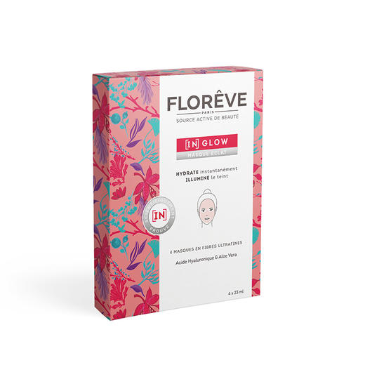 【跨境】馥洛薇FLOREVE【润妍】玻尿酸密集水润修护面膜 4片装 商品图3