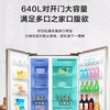 松下（Panasonic）640升容量光动银除菌一级能效0度保鲜对开门冰箱 NR-B651WG-DG 商品缩略图2