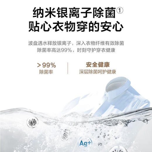 小天鹅（LittleSwan）波轮洗衣8/10kg公斤全自动家用宿舍大容量 洗脱一体预约洗涤专利免清洗vt615awy以旧换新 【钢化玻璃门盖】10公斤TB100VT615AWY 商品图3