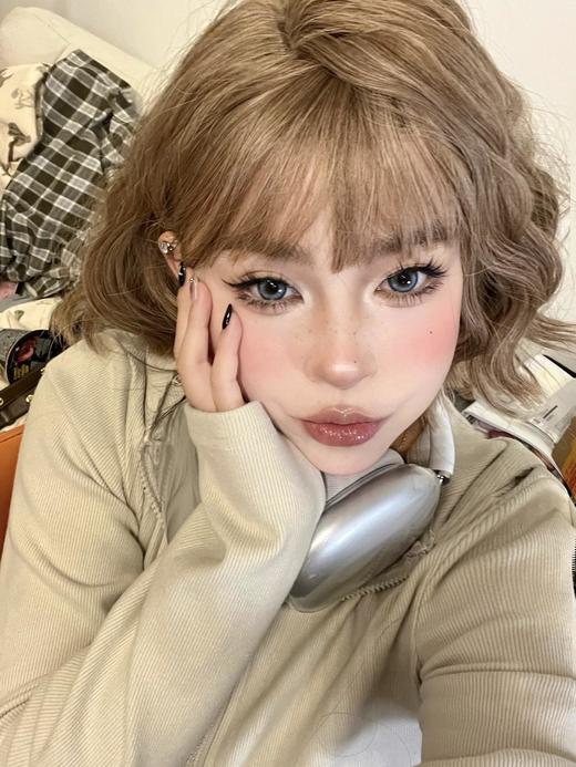 【大直径】LOVEIIKIRA-迈阿密蓝-14.5mm【年抛 0-800度 无525/575】着色14.0mm 商品图7