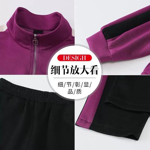 中老年运动服套装女春秋长袖上衣两件套（货号 ZQ139） 商品图2