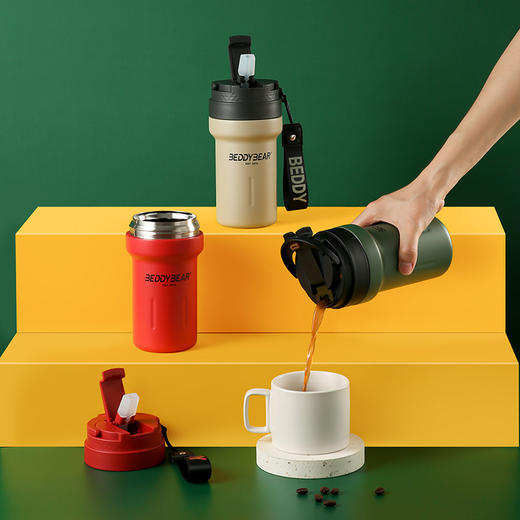 杯具熊户外随手杯保温杯王一博同款316 商品图0