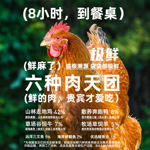 【周期购】【通用型六种肉】耐威克极鲜六种肉冻干犬粮 商品图2