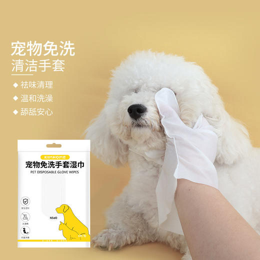 宠物免洗手套湿巾 美国爱肯宠物耳道清洁护理套装（送：爱肯耳液分装瓶+脱脂棉球） 商品图4
