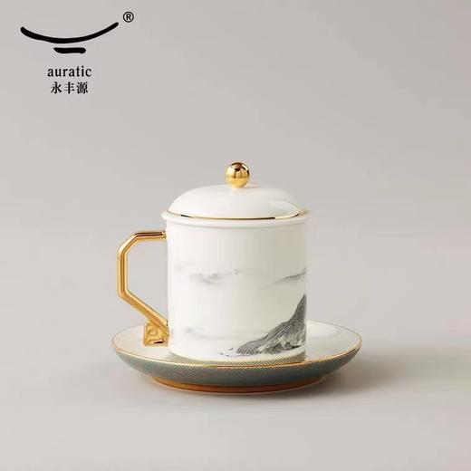 【国瓷永丰源】“千里江山”3件套会议杯（水墨） 商品图1