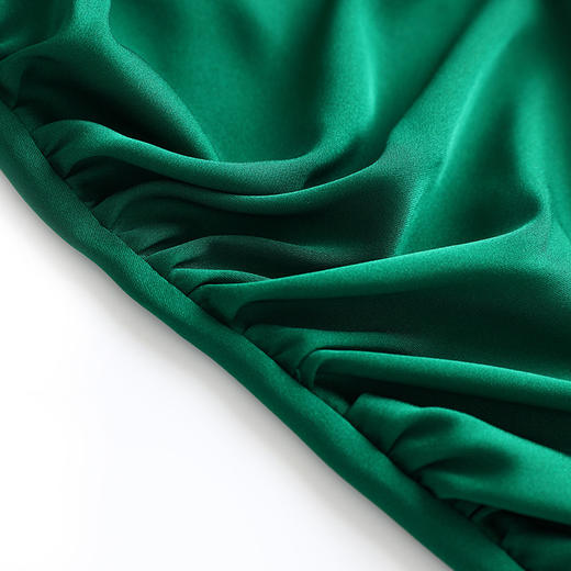 通勤修身，重磅真丝双乔衬衫缎面立体褶皱遮肉显瘦衬衣WLZD-2301608 商品图3