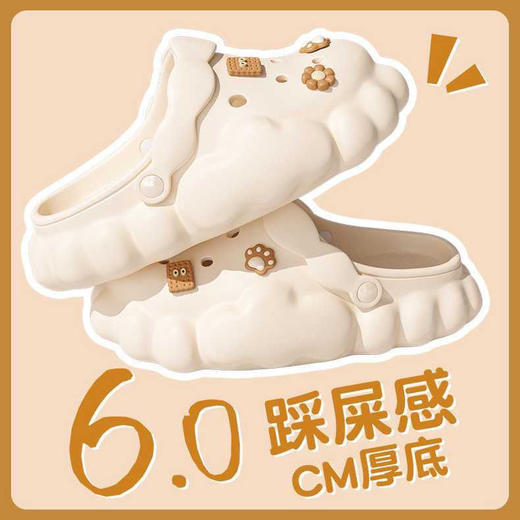 新款高颜值踩屎感洞洞鞋女款夏季外穿网红时尚防滑沙滩包头凉拖鞋 商品图4