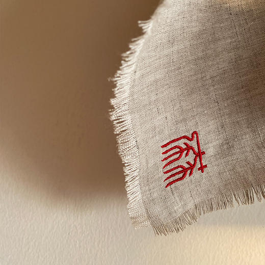 麻+汉麻日用麻巾 手撕边 商品图2