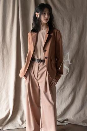 Margaret Howell  赤陶色丝棉西装