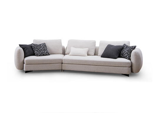 Glamour 转角沙发 | 皮布面料可选，详询客服 商品图0