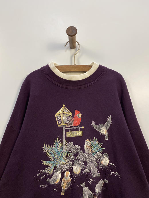 80年代 Vintage Morning Sun 美国制 卫衣 _SLSS(L) 商品图0