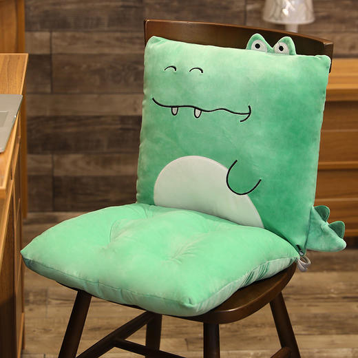 「6款可选」椅子坐垫卡通 办公室学生加厚 居家布艺儿童凳子屁股垫坐垫靠背一体 商品图3