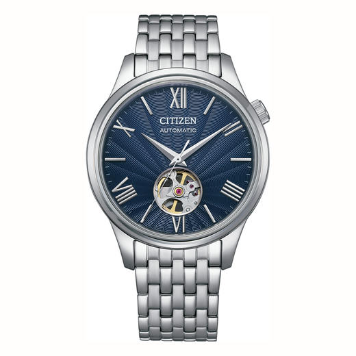 西铁城/CITIZEN经典商务休闲机械透底钢带男表NH9130-84L 商品图1