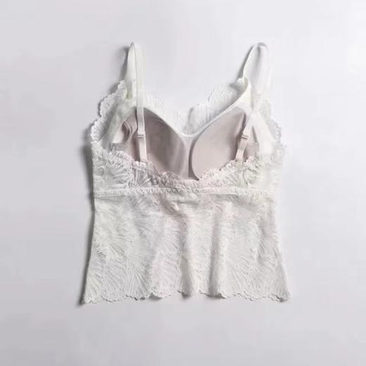 拼接蕾丝无钢圈文胸内衣一体真丝吊带 可内搭可打底 商品图8