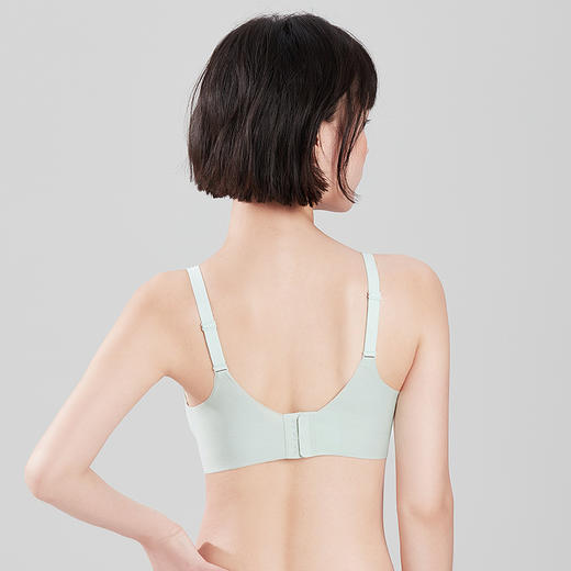 都市丽人Vbra内衣无尺码薄3/4杯网纱文胸三排无钢圈LB36K3 商品图2