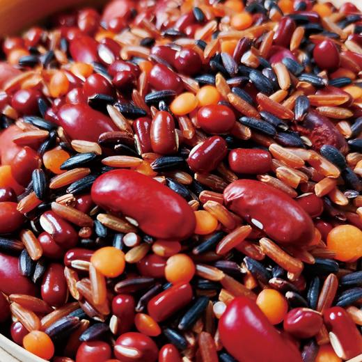 八宝粥原料杂粮 红米赤小豆红豆花生芸豆 早餐粥 350g 商品图0