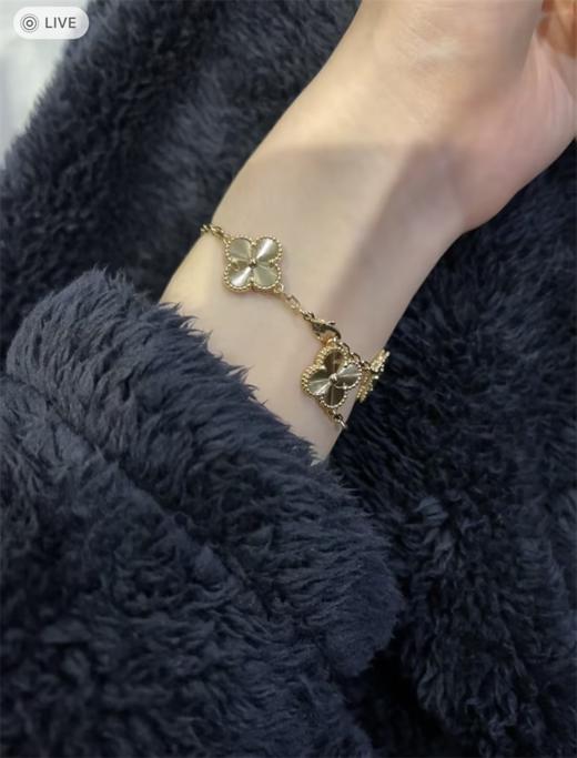 A417梵**宝 VCA四叶草五花手链 商品图0