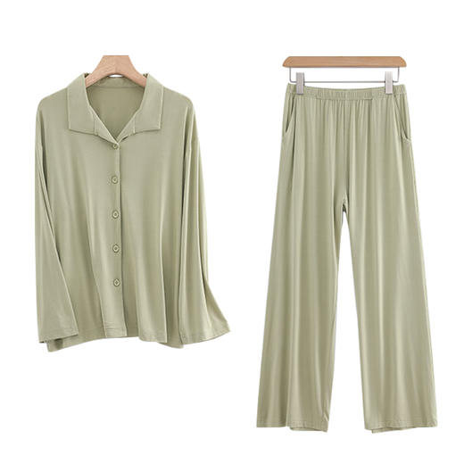 【盏娜】男式女式生物基家居套服 商品图6