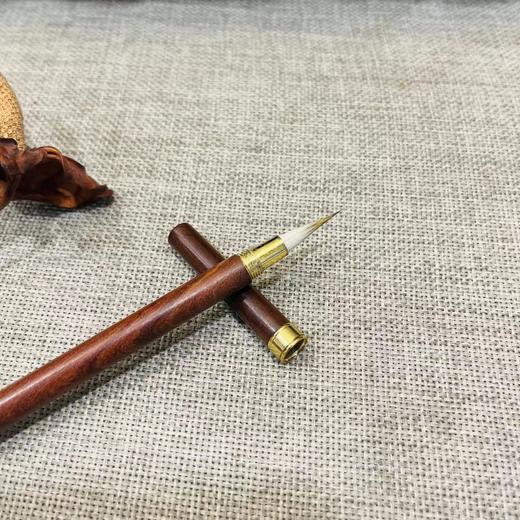 九紫一羊旅行毛笔 红檀兼毫&黑檀狼毫 商品图3