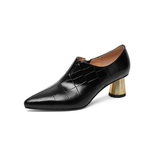 经典百搭，全真皮高品质气质款单鞋ND-15056S 商品图13